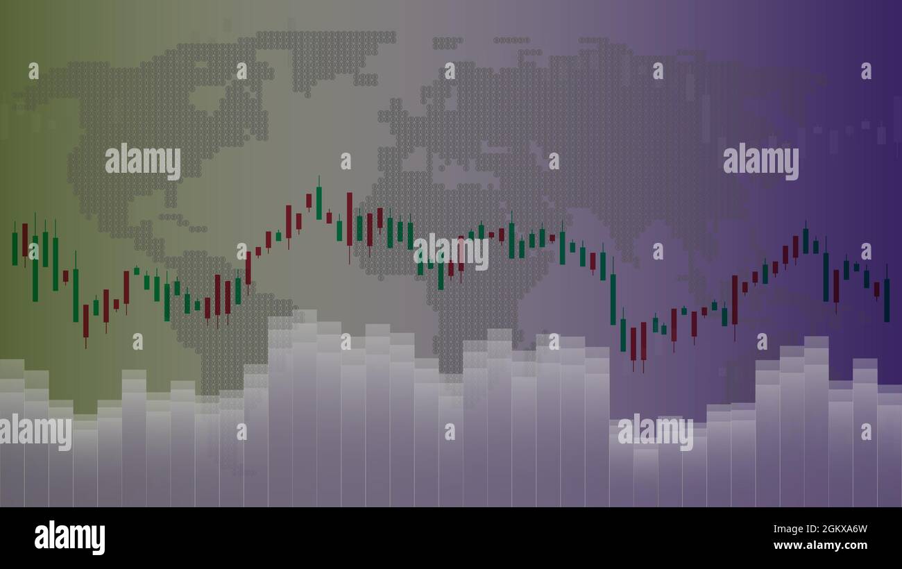 Kryptowährung, Bitcoin-Markt, Geldmarkt, ethereum-Aktienmarkt, Rückgang, Vektormaterial ansteigen. Stock Vektor