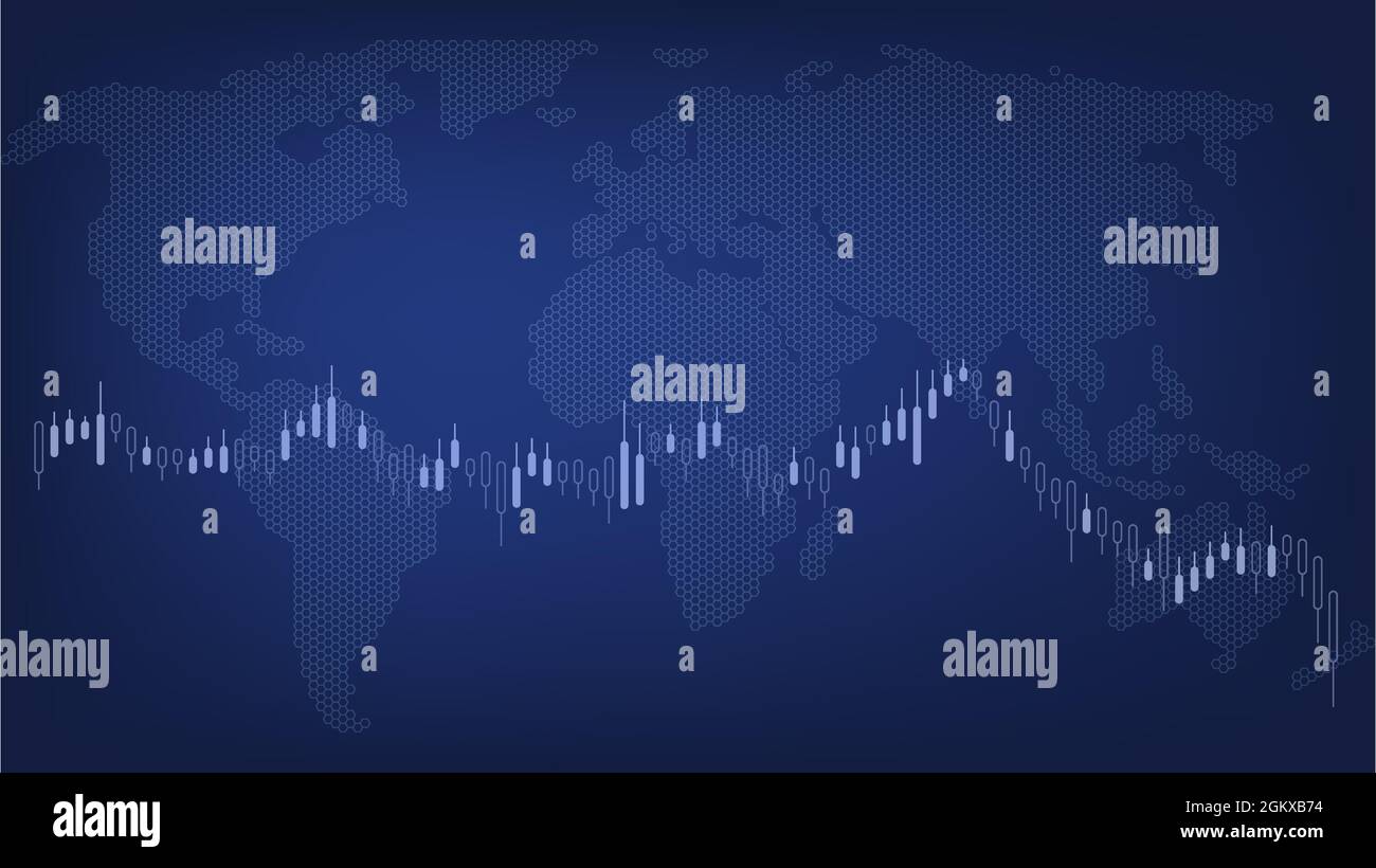 Kryptowährung, Bitcoin-Markt, Geldmarkt, ethereum-Aktienmarkt, Rückgang, Vektormaterial ansteigen. Stock Vektor