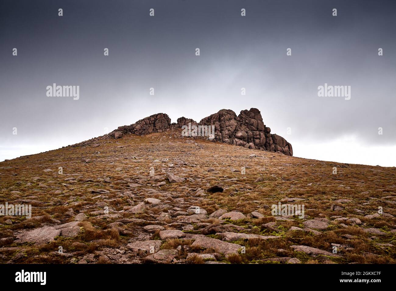 Zerklüftete Landschaft der Cairngorms Stockfoto