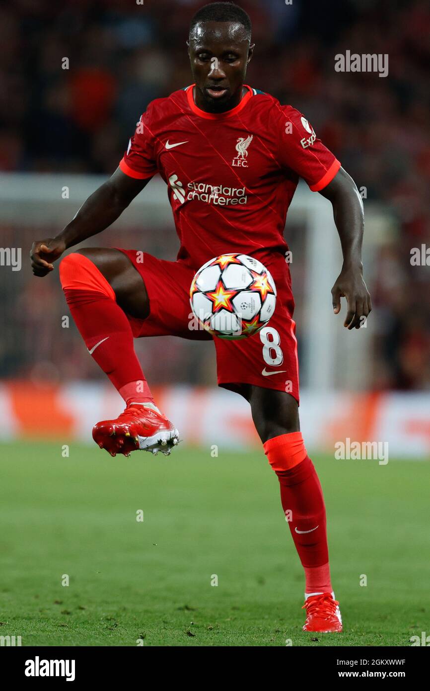 Anfield Liverpool England 15 September 2021 Naby Keita Fc Liverpool In Aktion Wahrend Der Gruppe B