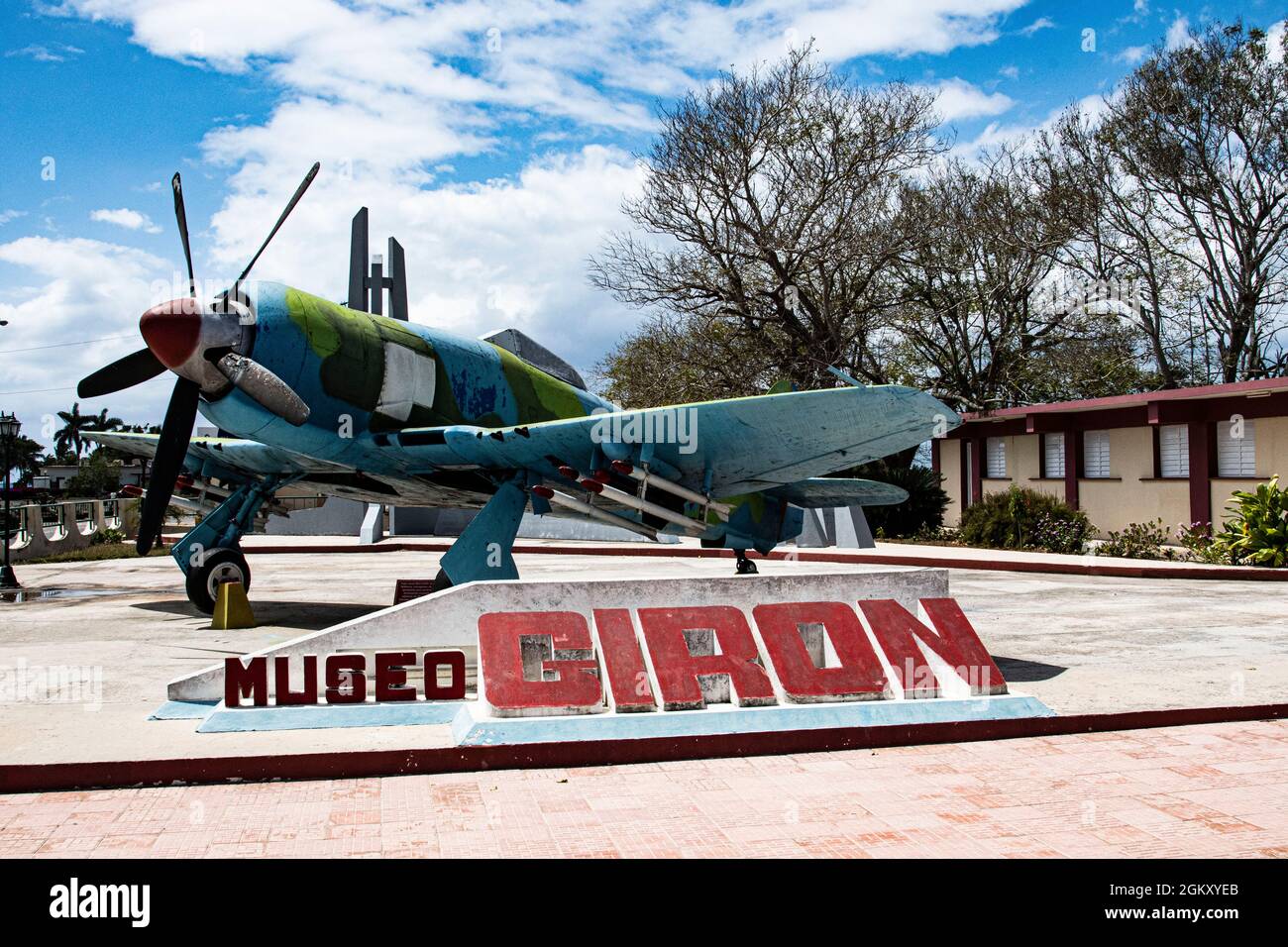 Altes Flugzeug in Giron, Kuba Stockfoto