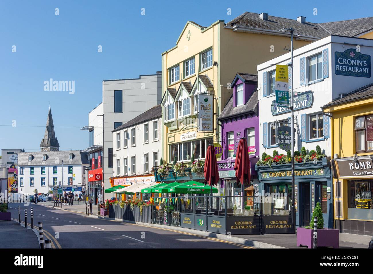 College Street, Killarney (Cill Airne), County Kerry, Republik Irland Stockfoto