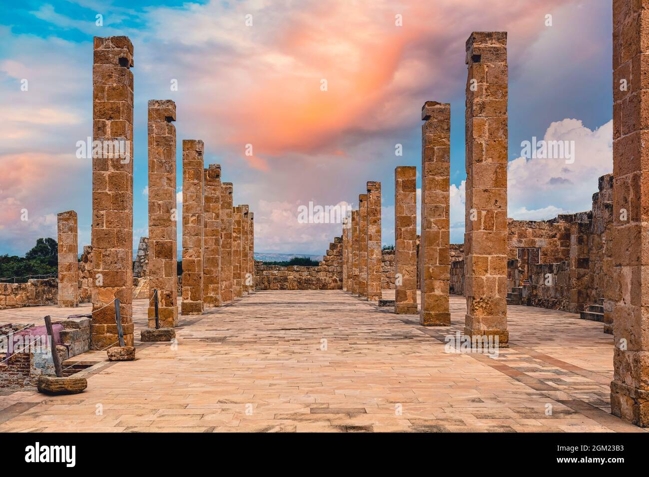 Überreste der Falle in der Ortschaft Vendicari. Italien. Stockfoto