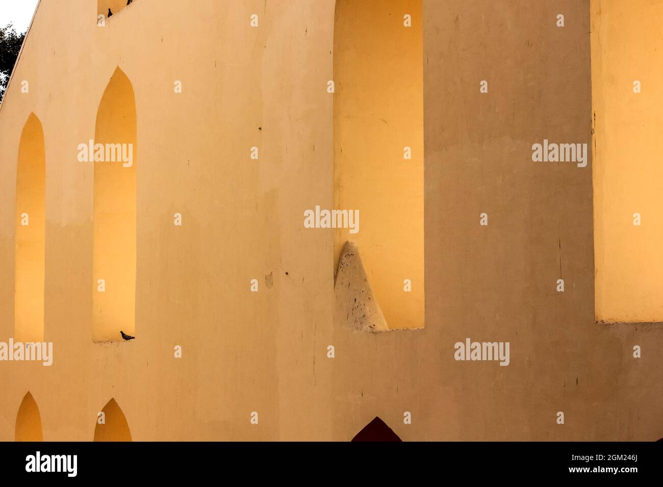 Die Außenfassade von Jantar Mantar Stockfoto