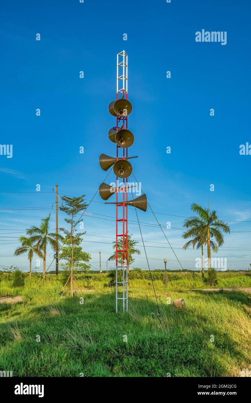 Die berühmte historische Parallelstelle von 17th während des Vietnamkrieges, Quang Binh, Vietnam Stockfoto