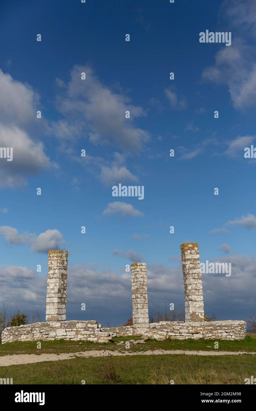 Galgberget, Gallow Hill, in Visby, Gotland, Schweden Stockfoto