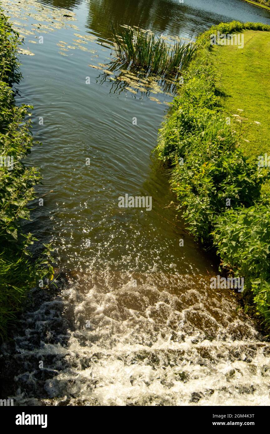 Blick auf Leeds Castle, Kent, England, Stockfoto