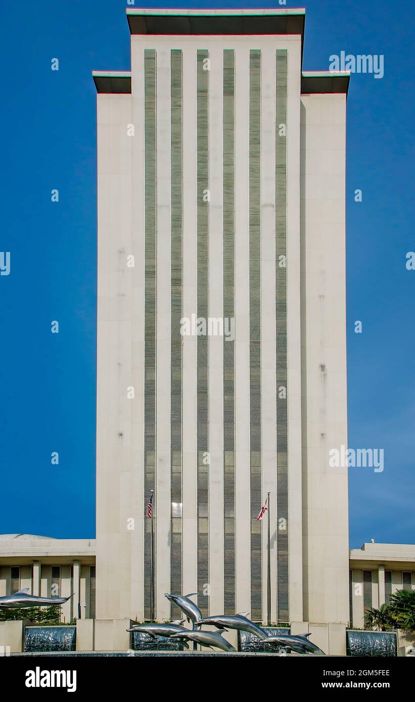 Das Florida State Capitol ist am 20. Juli 2013 in Tallahassee, Florida, abgebildet. Der neue Turm im neoklassizistischen Stil wurde 1977 erbaut. Stockfoto