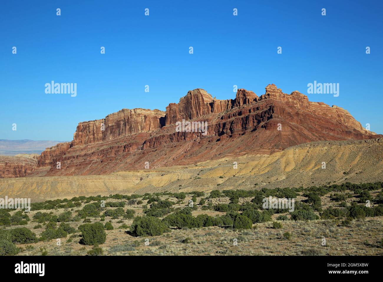 Red Cliffs of Black Dragon, Utah Stockfoto