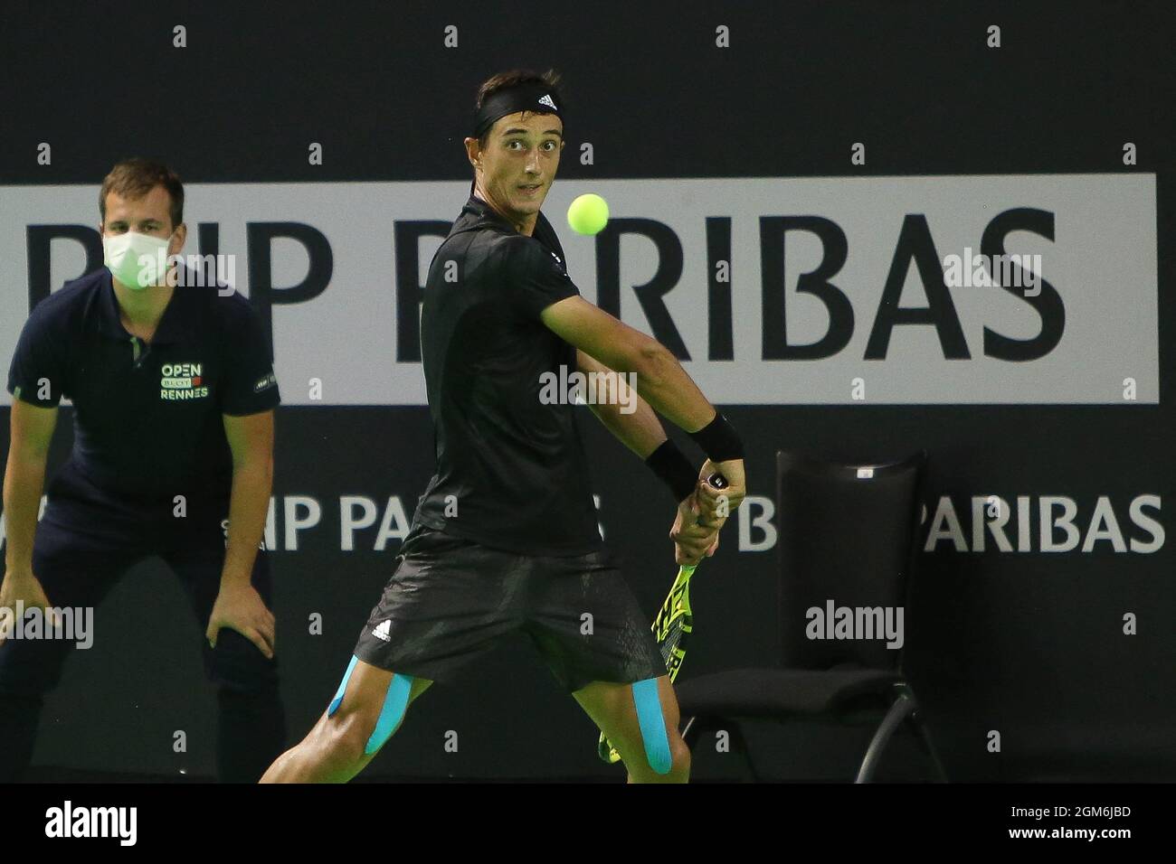 Antoine Hoang aus Frankreich während des Open de Rennes Turniers am 16. September 2021 beim Open Blot Rennes in Rennes, Frankreich. Foto von Laurent Lairys/ABACAPRESS.COM Stockfoto