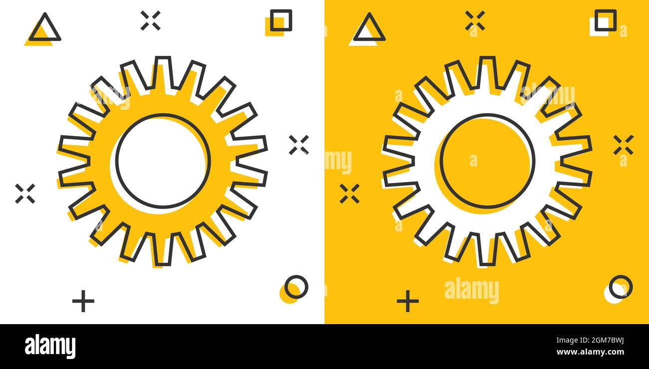 Yellow gear cog wheel -Fotos und -Bildmaterial in hoher Auflösung – Alamy