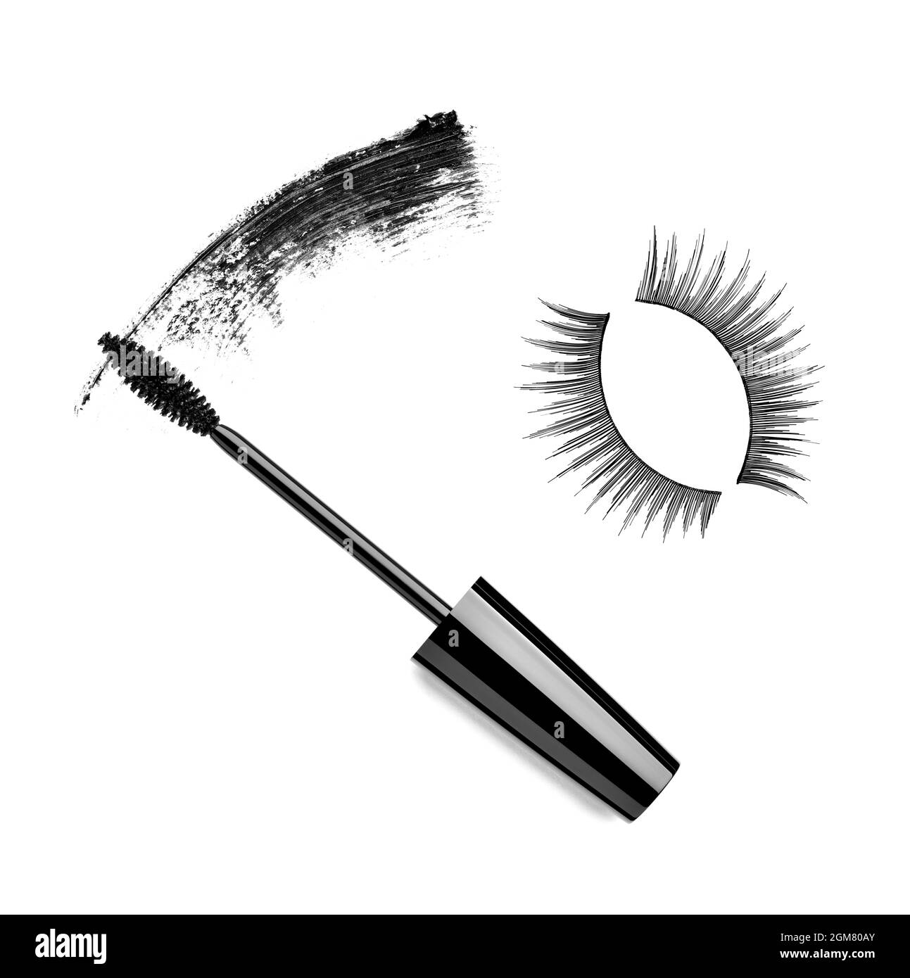 Mascara Wimpern make up Beauty Kosmetik Stockfoto