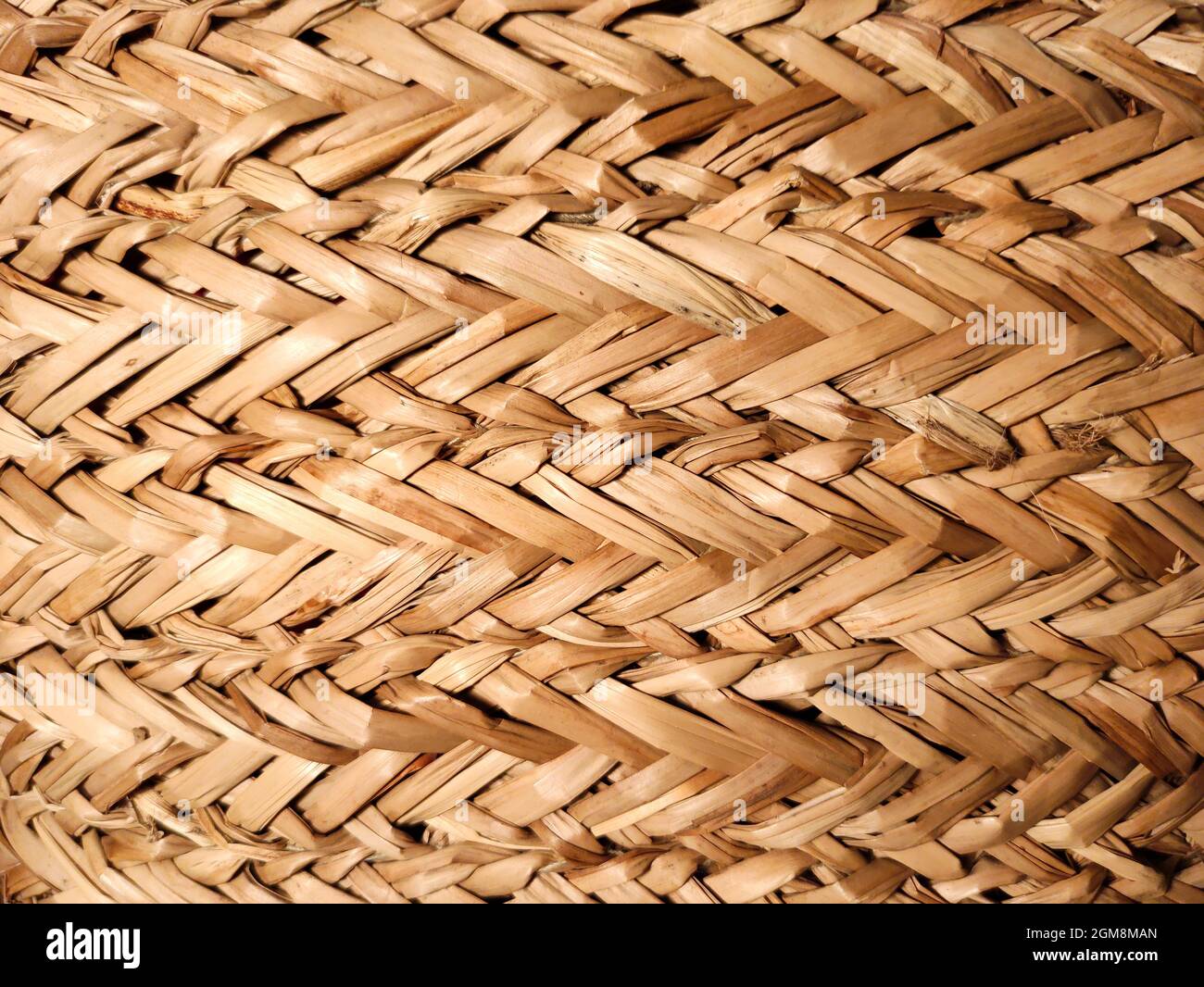 Nahtlose Struktur aus Rattan mit Rattan-Korbmuster Stockfotografie - Alamy