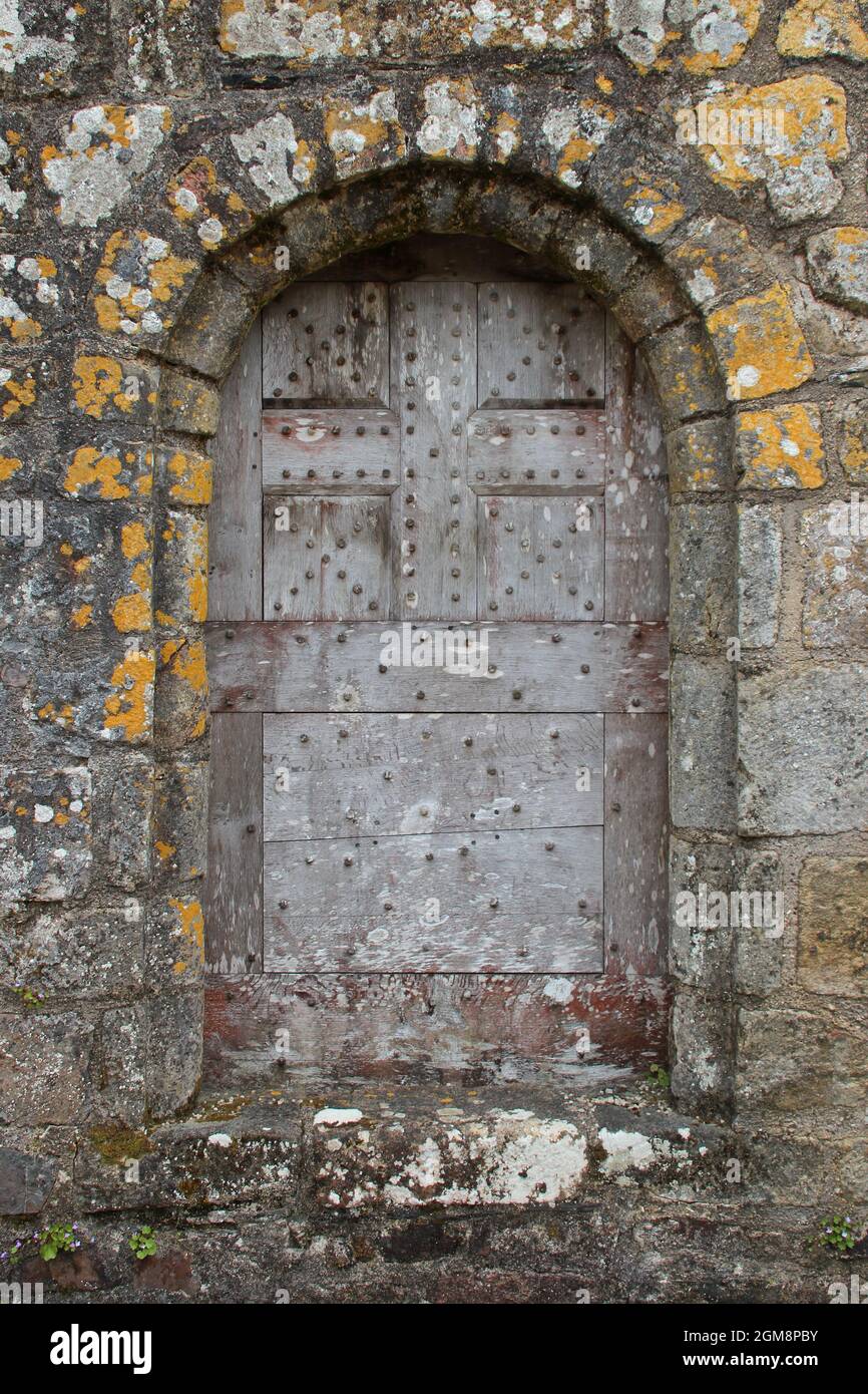 Ehemalige abtei saint-guénolé in landévennec in der bretagne (frankreich) Stockfoto