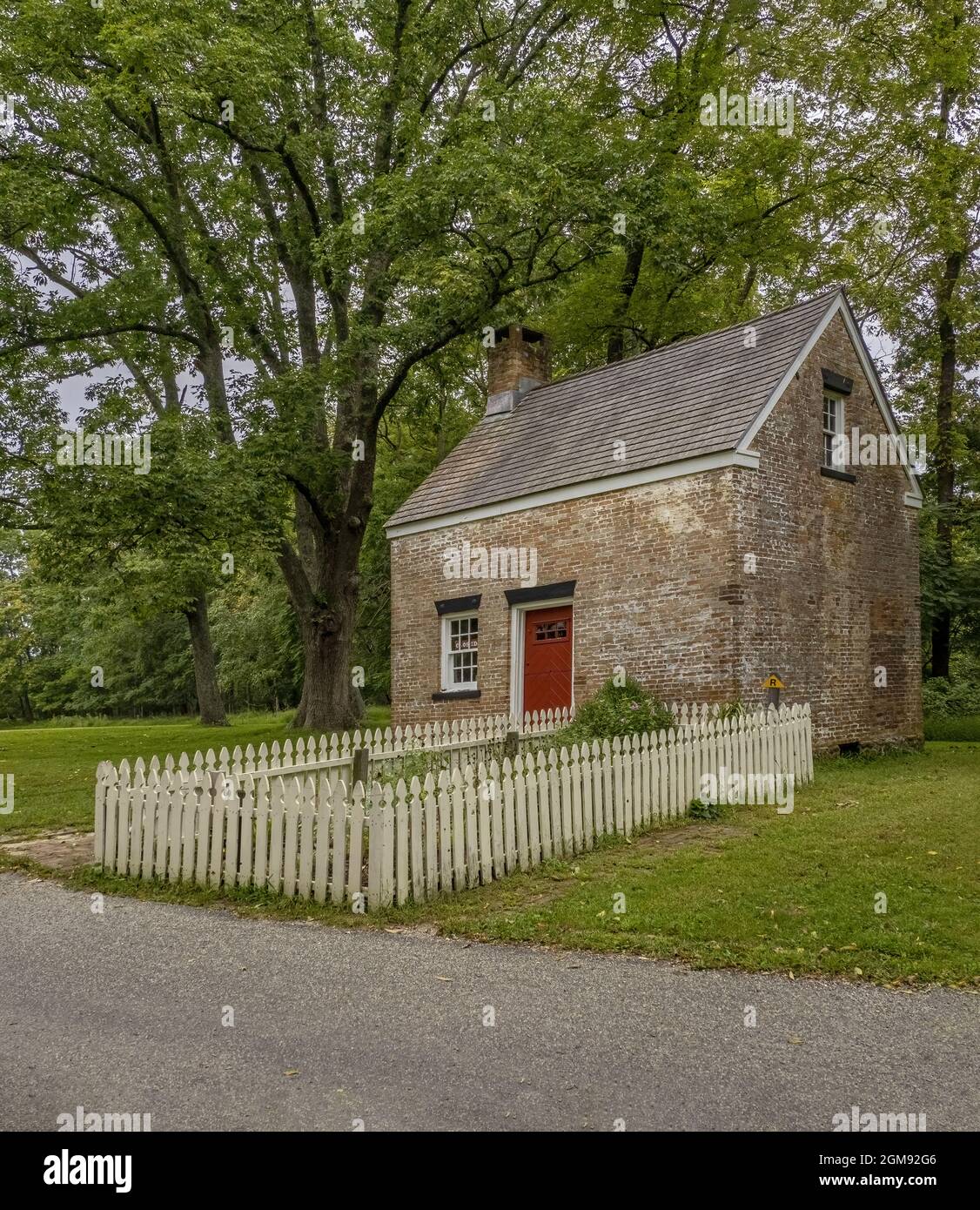 Forman Cottage, Allaire Village, Allaire State Park, Monmouth County, New Jersey Stockfoto