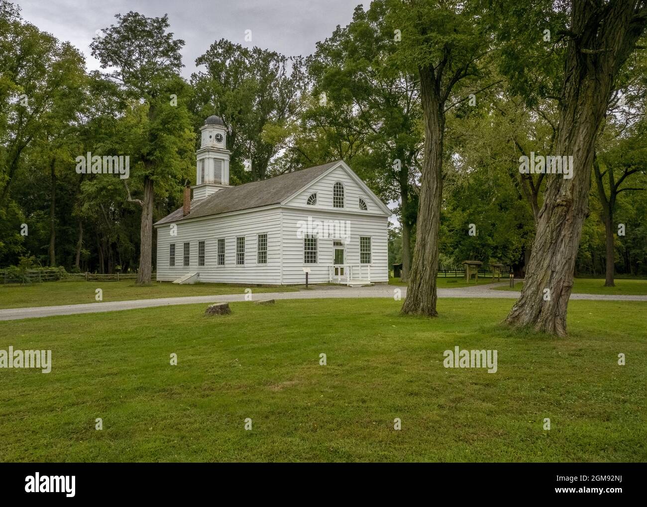 White Church, Allaire State Park, Monmouth County, New Jersey Stockfoto