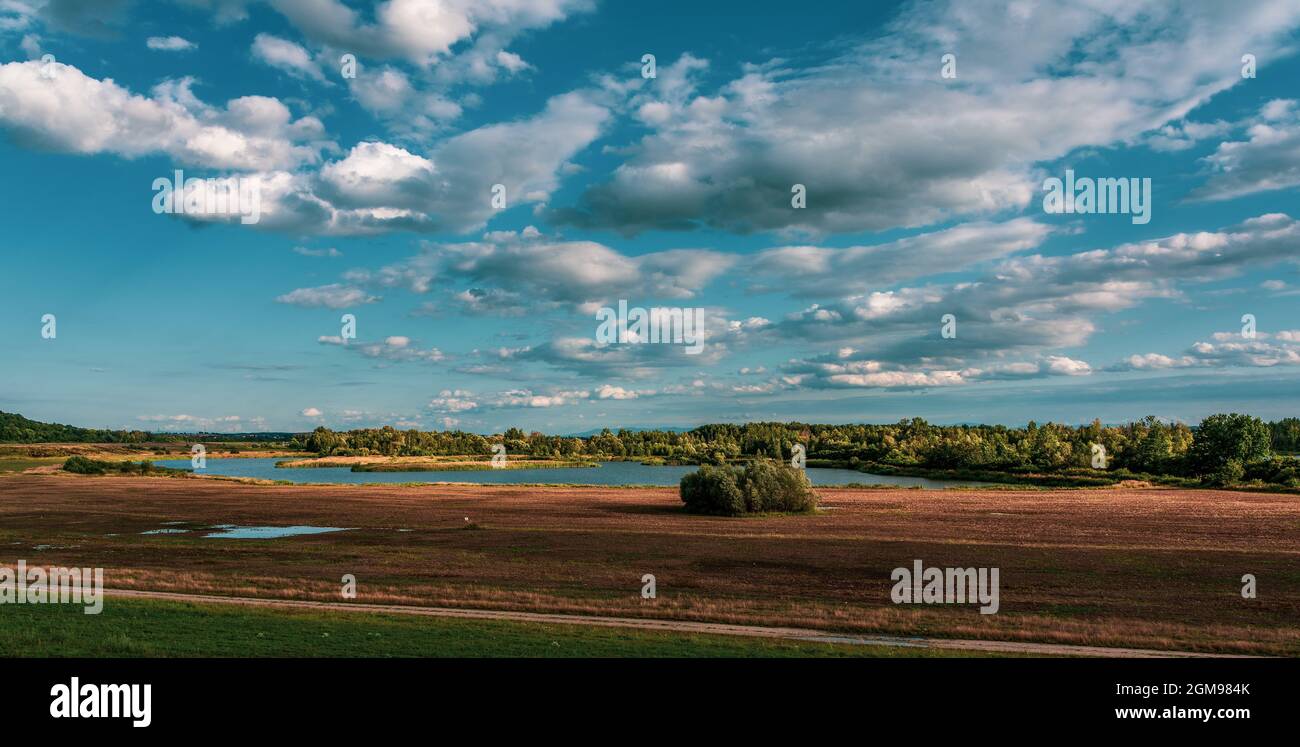 Seascape in Polen im Herbst Stockfoto