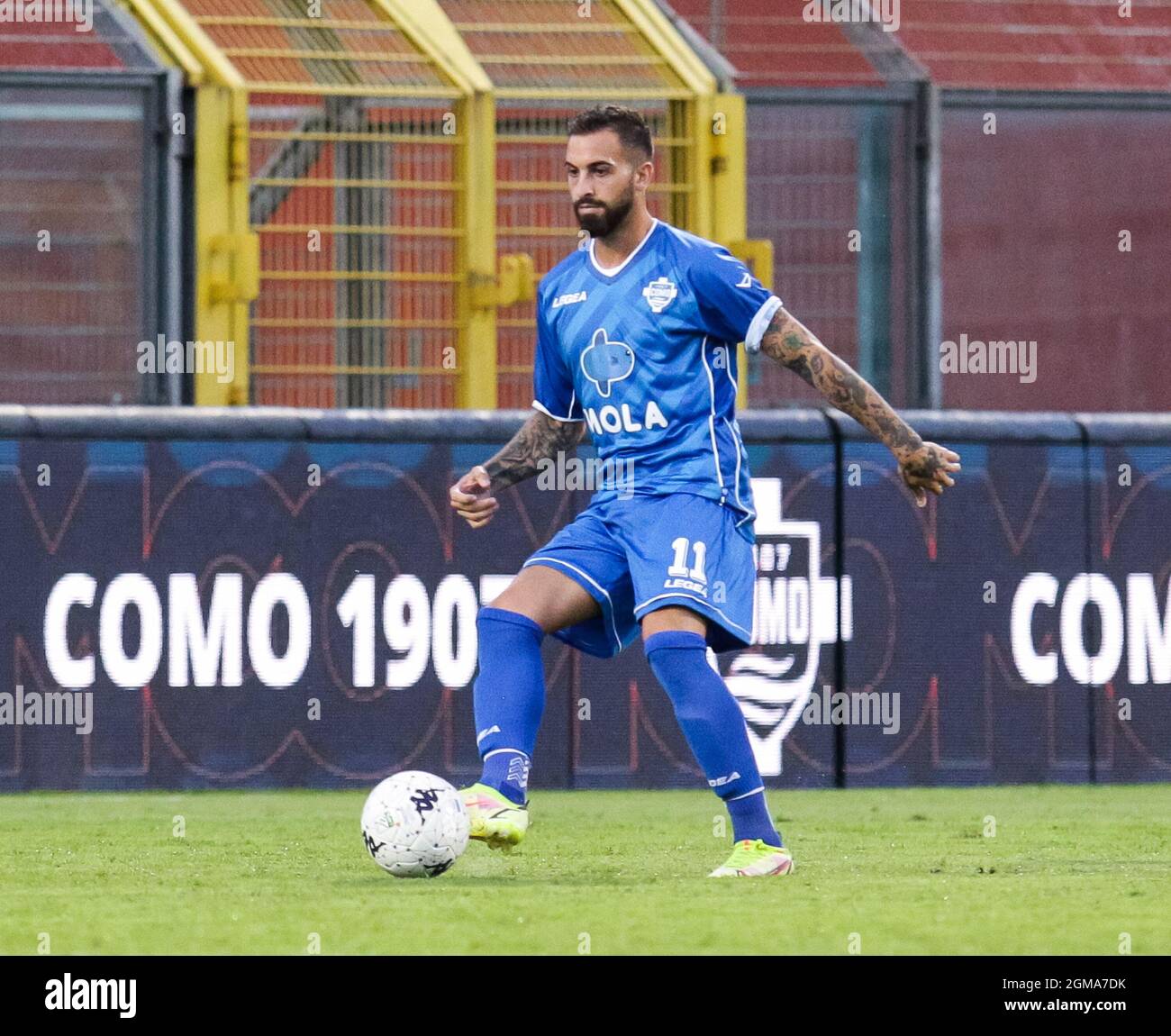 Como 17-09-2021 Stadio Giuseppe Sinigaglia Campionato Serie BKT 2021/22 Como - Frosinone nella foto: Vittorio Parigini Calcio Como foto Antonio Saia -Kines Milano Stockfoto