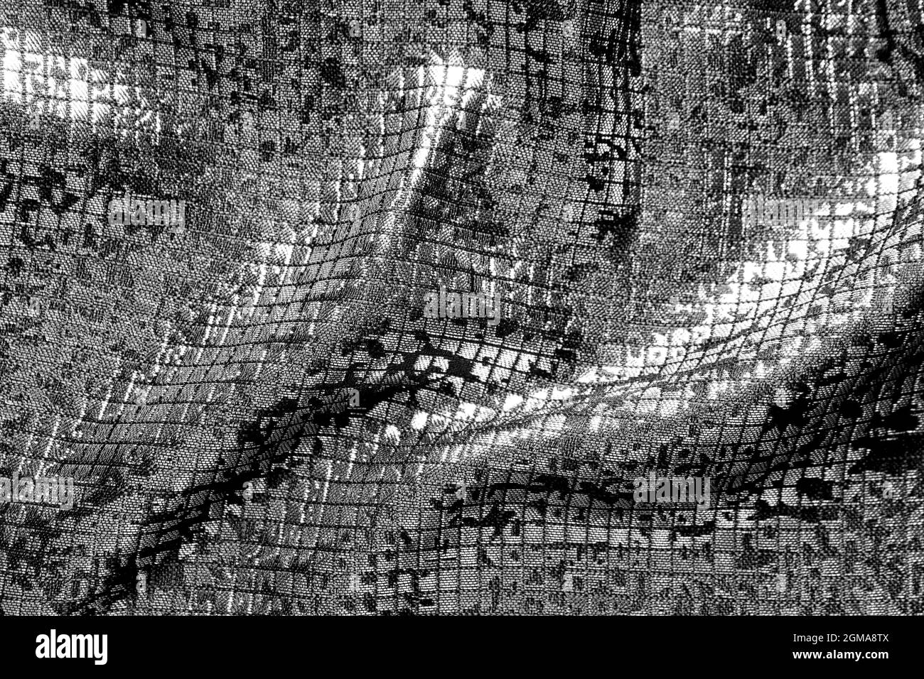 Stoff Textur mit Falten als Hintergrund Stockfotografie - Alamy