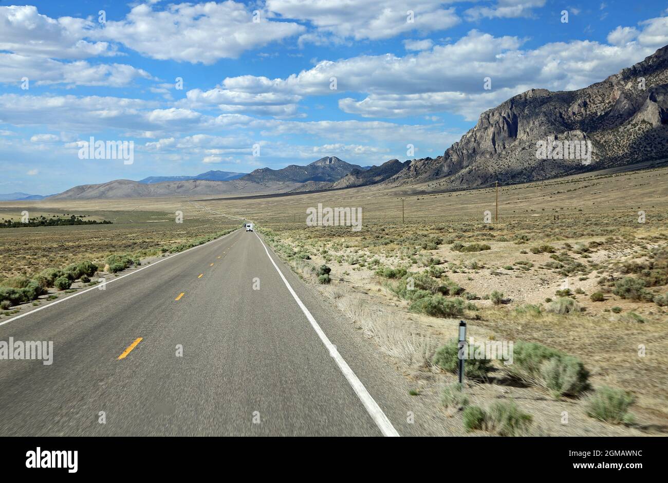 Reisen Egan Range - Nevada Stockfoto