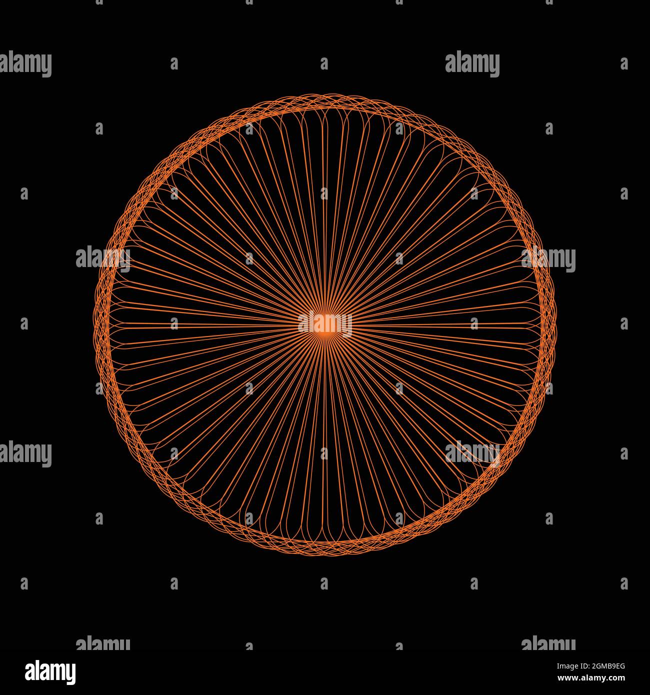 Abstrakte Formen Spirograph-Muster für Designs. spirograph-Design kann als Wasserzeichen, Poster, Einladungskarten und kreative Kunstwerke verwendet werden Stock Vektor