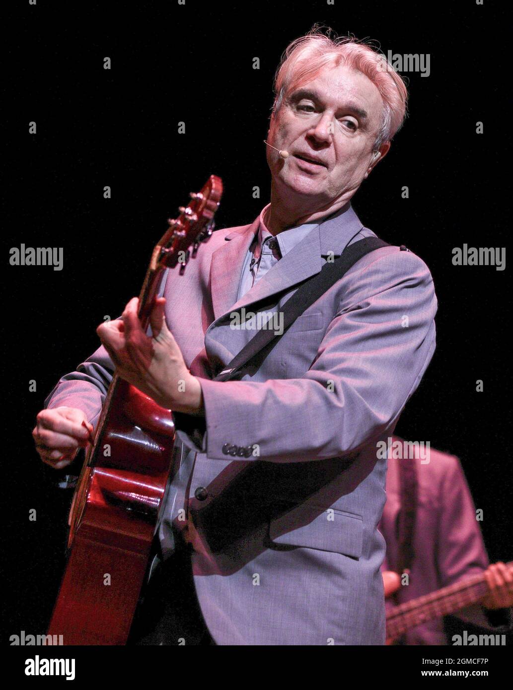 New York, NY, USA. September 2021. David Byrne in Anwesenheit von American UTOPIA kehrt am 17. September 2021 zum Broadway, St. James Theatre, New York, NY, zurück. Kredit: CJ Rivera/Everett Collection/Alamy Live Nachrichten Stockfoto