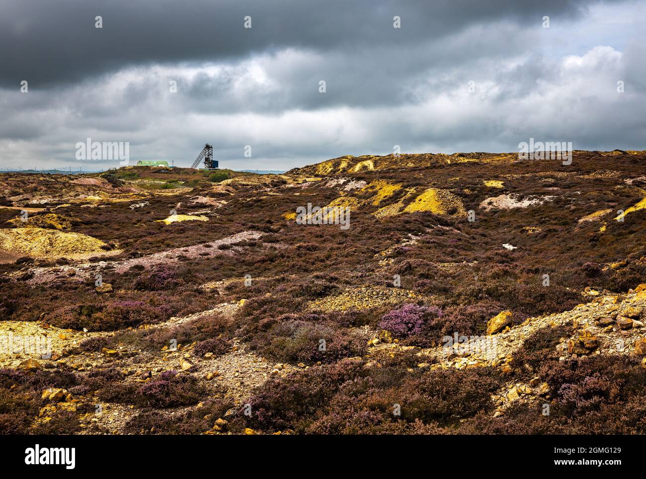 Parys Mountain, Anglesey, Wales Stockfoto