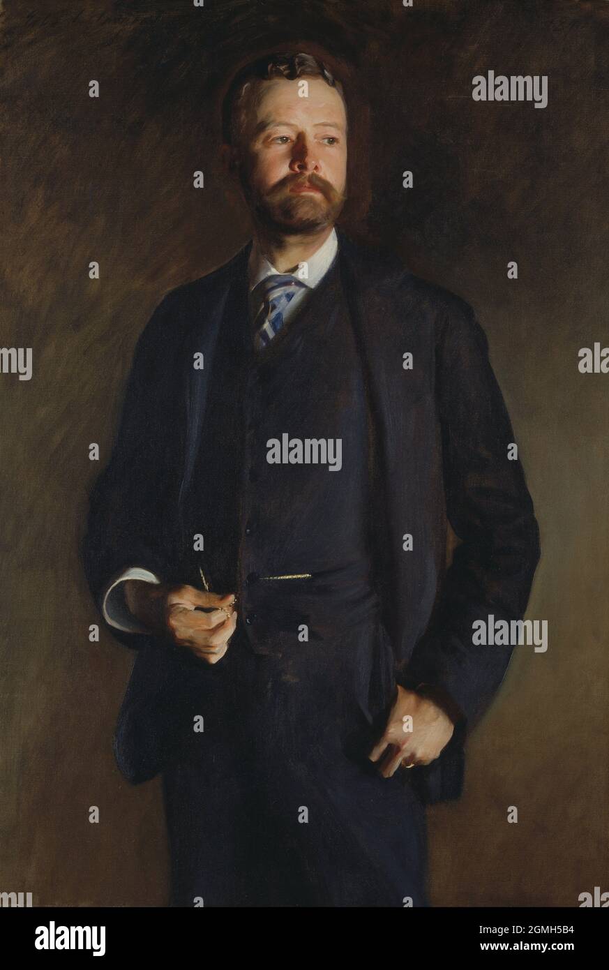 Künstler: John Singer Sargent (1856-1925) Titel: Henry Cabot Lodge Jahr: 1890 Stockfoto