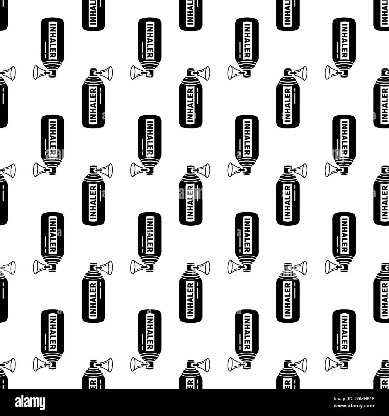 Spray Inhalator Muster nahtlose Hintergrund Textur wiederholen Tapete geometrischen Vektor Stock Vektor