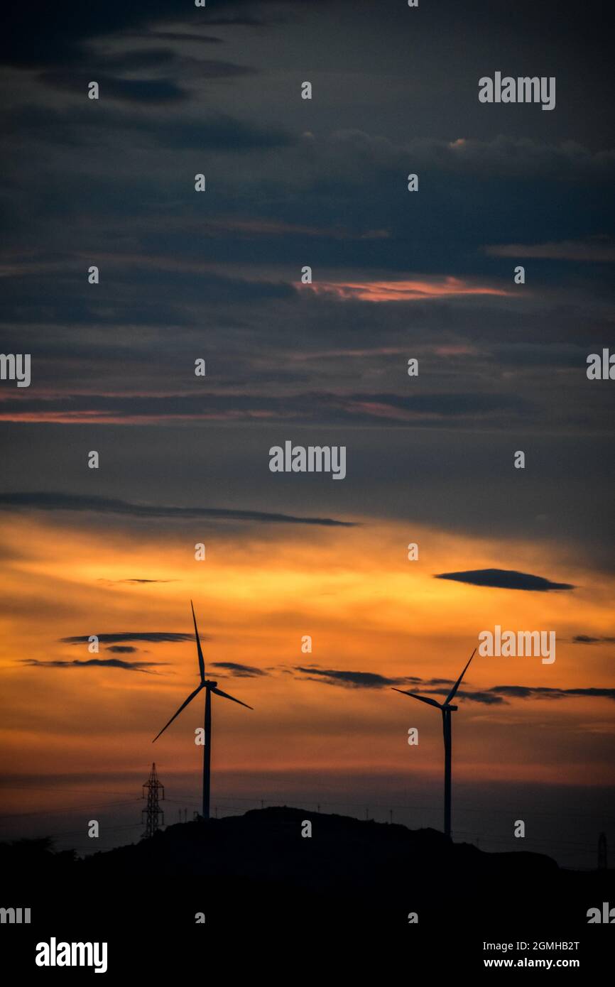 Sonnenuntergang Stockfoto