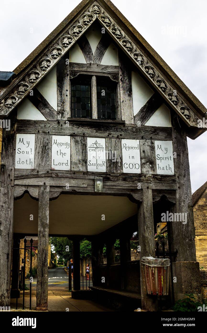 Painswick Church Lych Gate Stockfoto