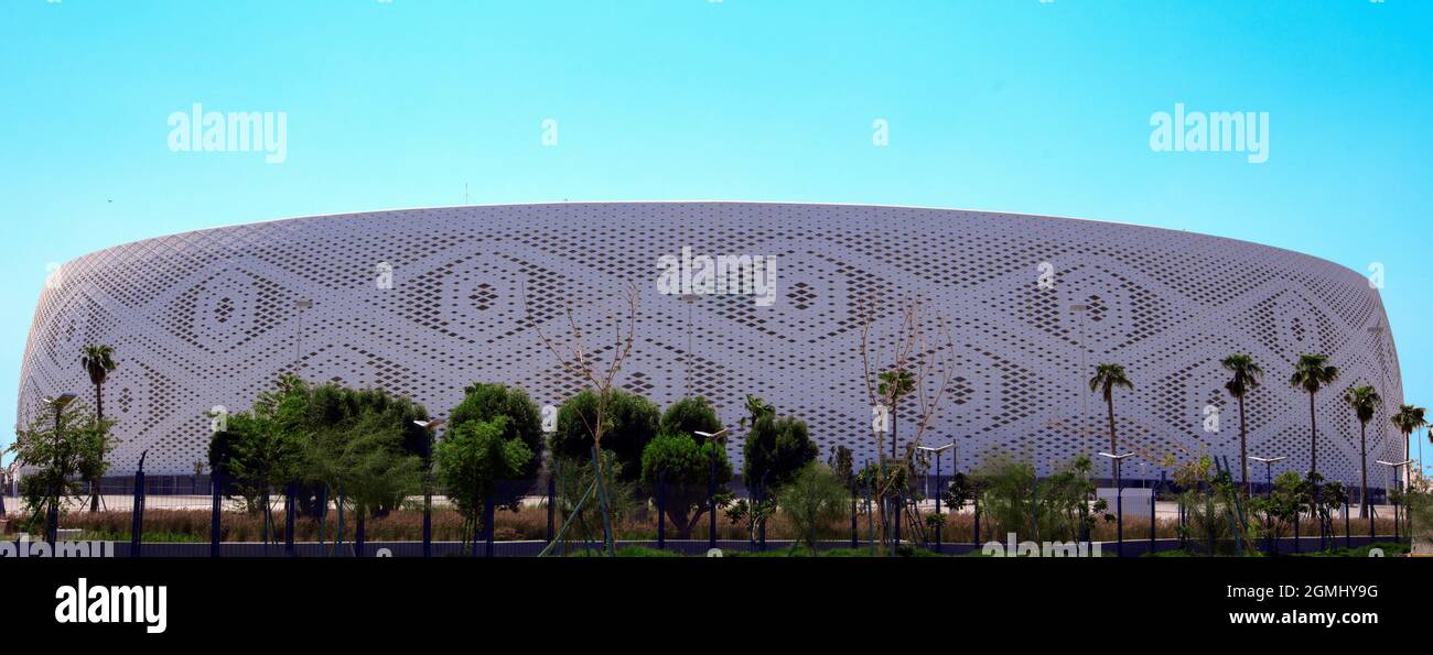 Qatar 2022 WM-Stadien -Al Thumama Stadium Stockfoto
