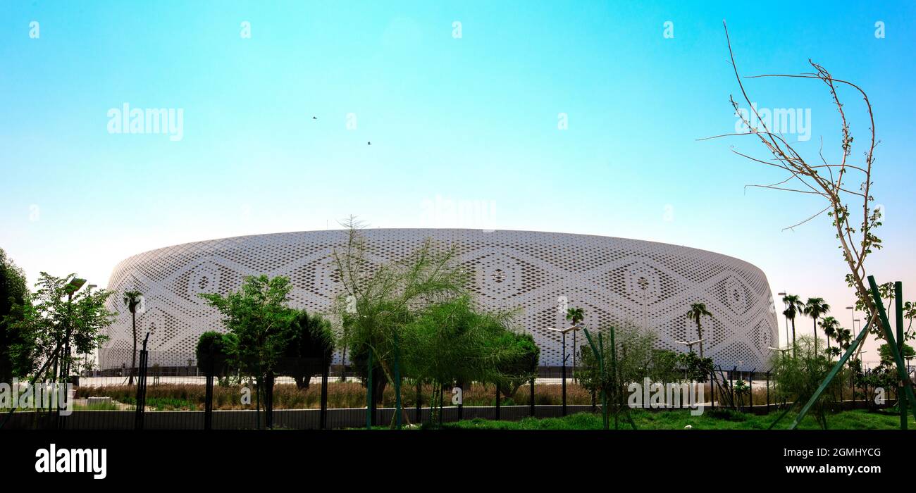 Qatar 2022 WM-Stadien -Al Thumama Stadium Stockfoto