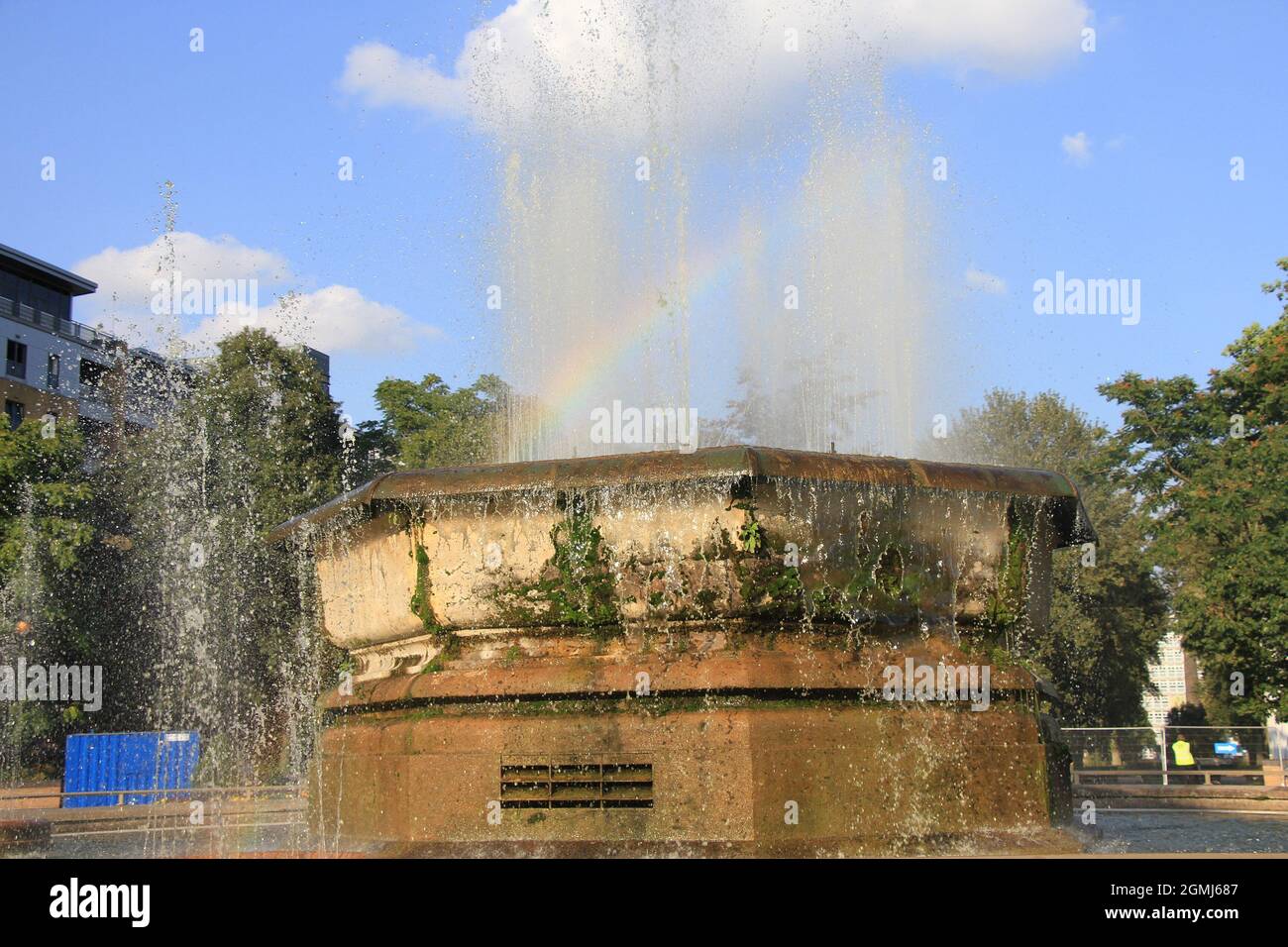 Brunnen in Queens Gardens, Kingston upon Hull, East Yorkshire, Großbritannien Stockfoto