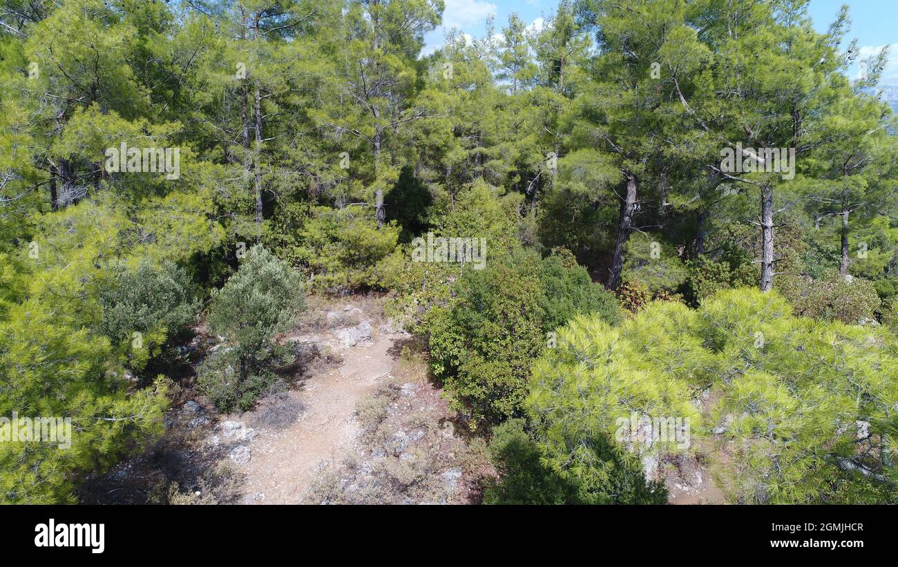 Fantastische Aussicht von den herrlichen Mauern des Tazi Canyon Stockfoto