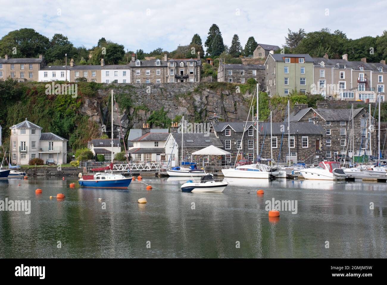 Porthmadog Hafen Stockfoto