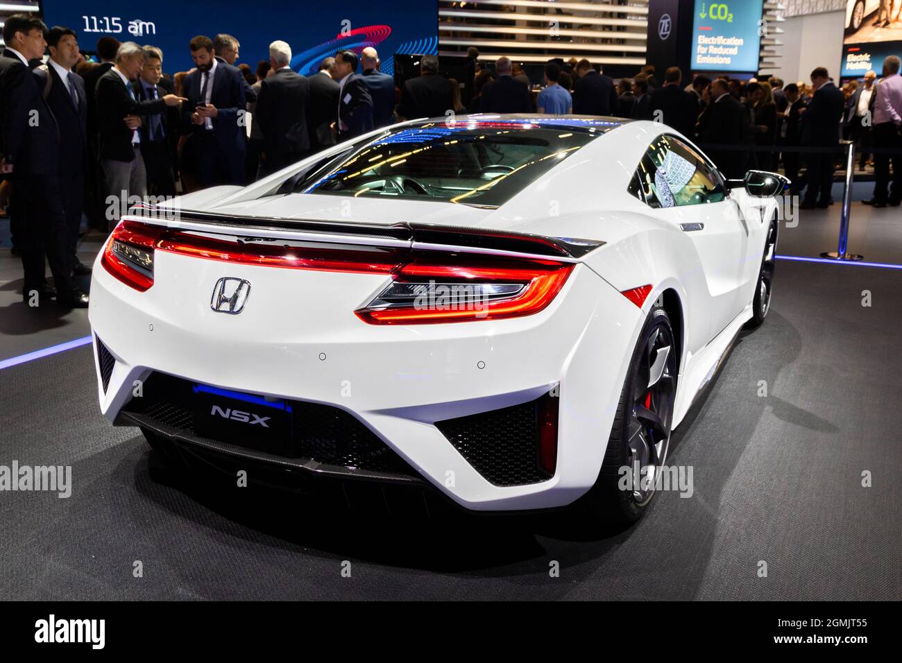 Honda NSX Sportwagen auf der IAA in Frankfurt. Deutschland - 10. September 2019 Stockfoto