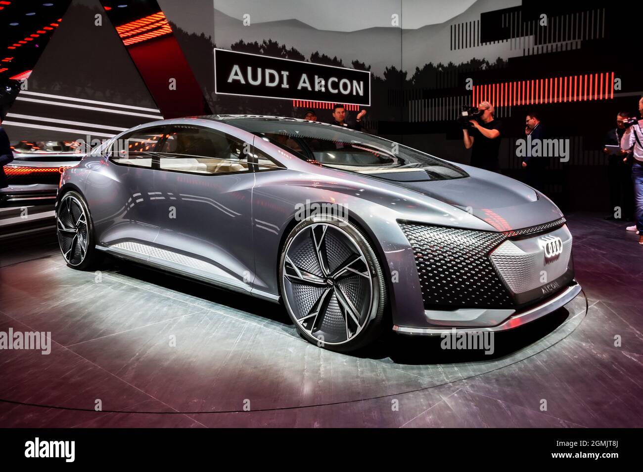 Audi AI CON autonome Luxuslimousine präsentiert auf der IAA in Frankfurt. Deutschland - 10. September 2019 Stockfoto