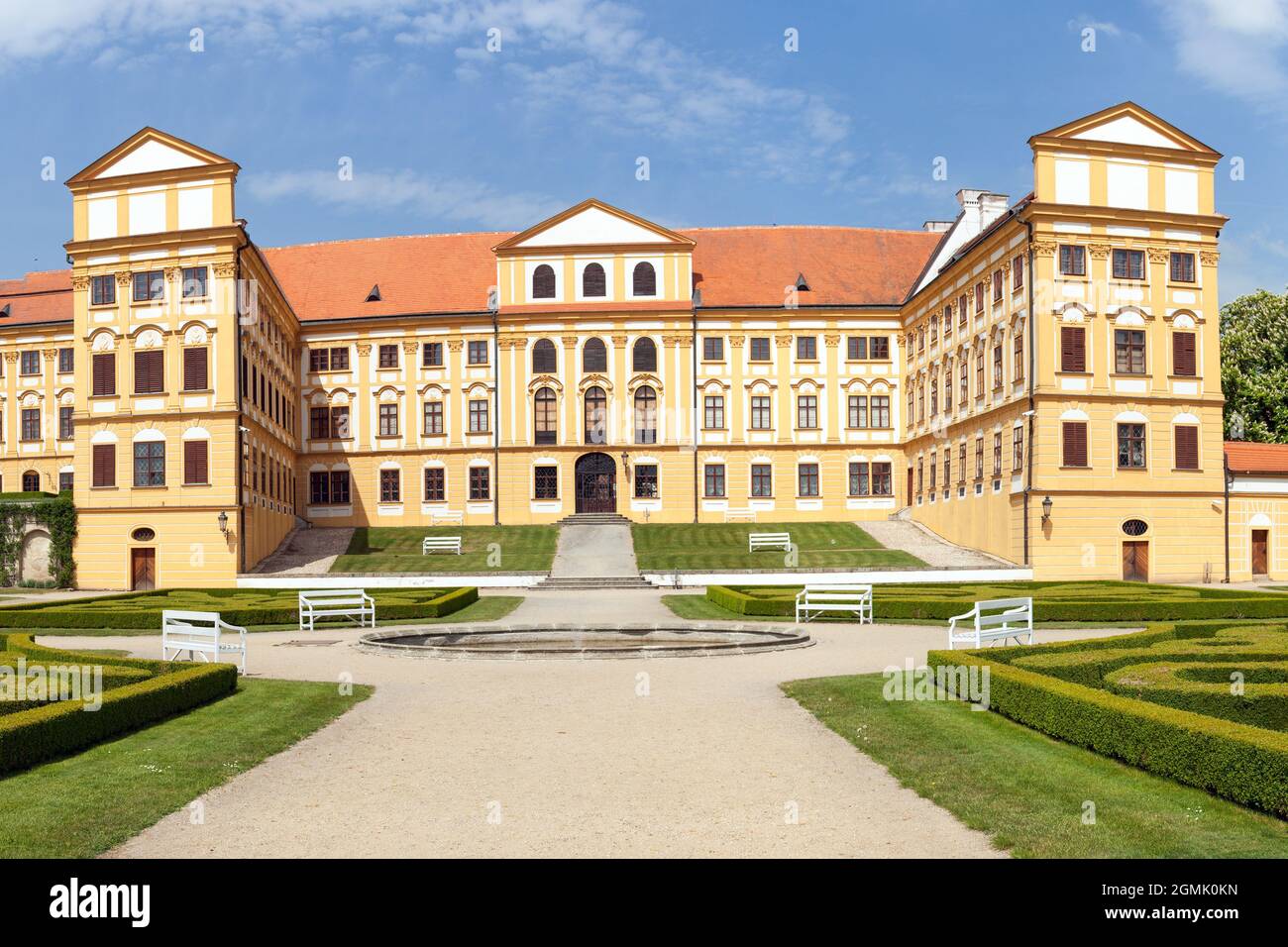 Jaromerice nad Rokytnou Barock-und Renaissance-Palast aus dem 18th. Jahrhundert, Südmähren, Tschechien, Mitteleuropa Stockfoto