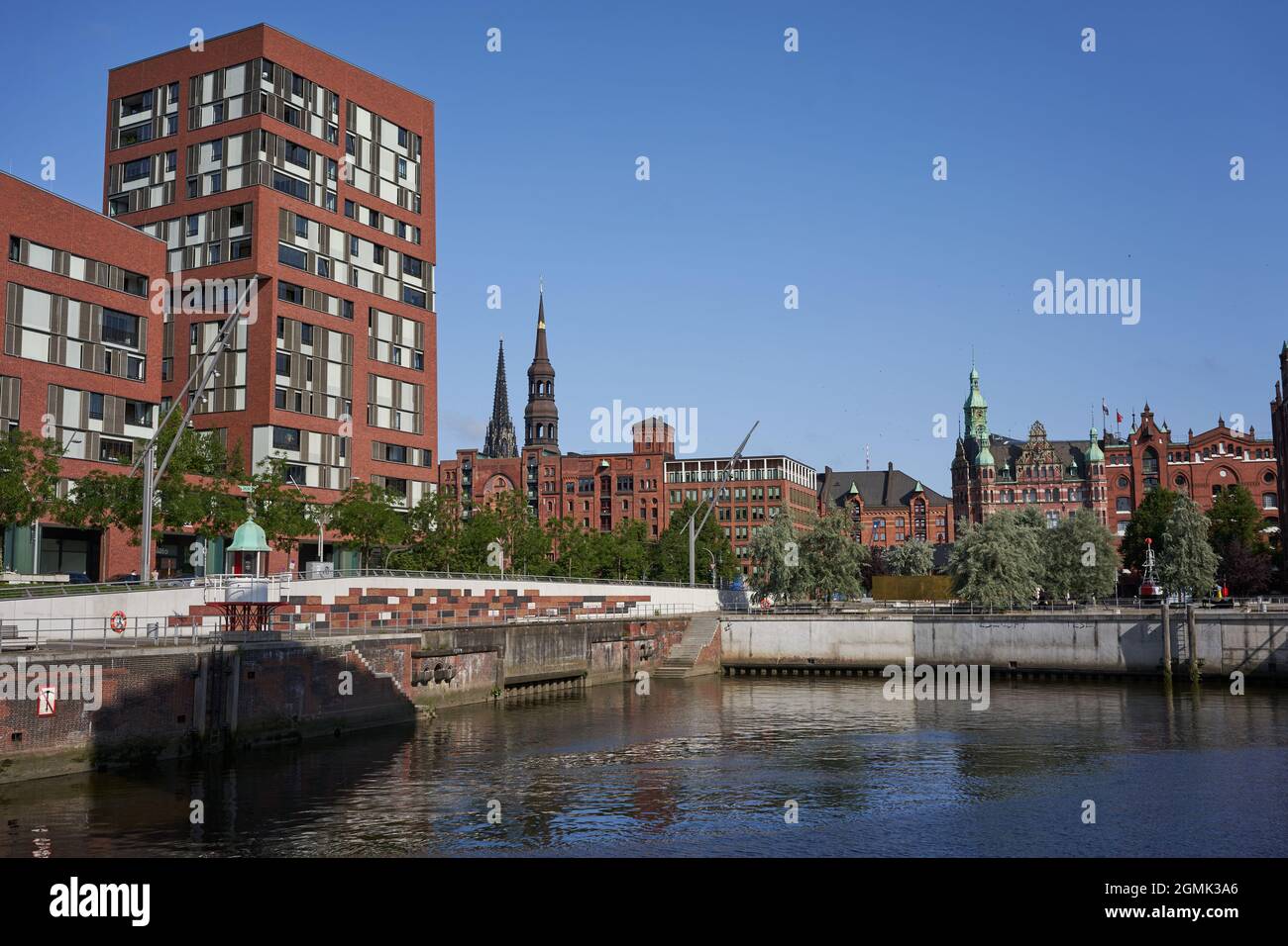 Hamburg, 18. Juli 2021 - die Speicherstadt ist das größte Lagerviertel der Welt Stockfoto