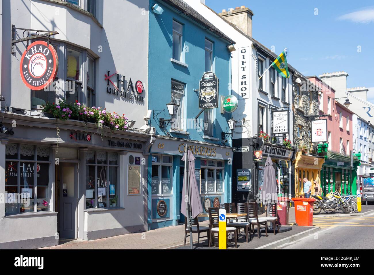 Killarney High Street, Killarney (Cill Airne), County Kerry, Republik Irland Stockfoto