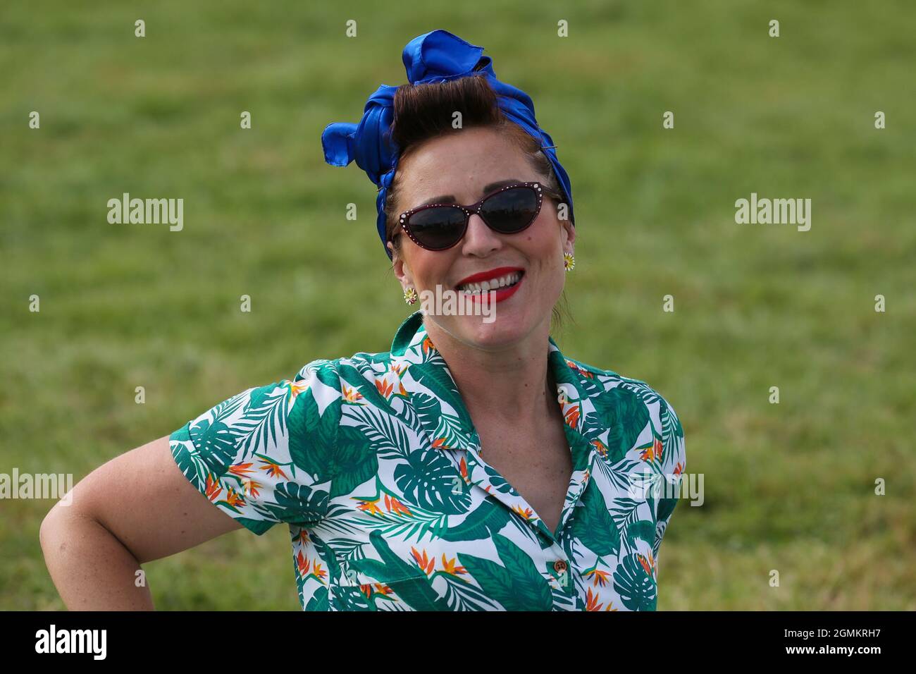 Goodwood Motor Circuit 17. September 2021. Ein Sänger von Charlalas während des Goodwood Revival Goodwood, Chichester, Großbritannien Stockfoto