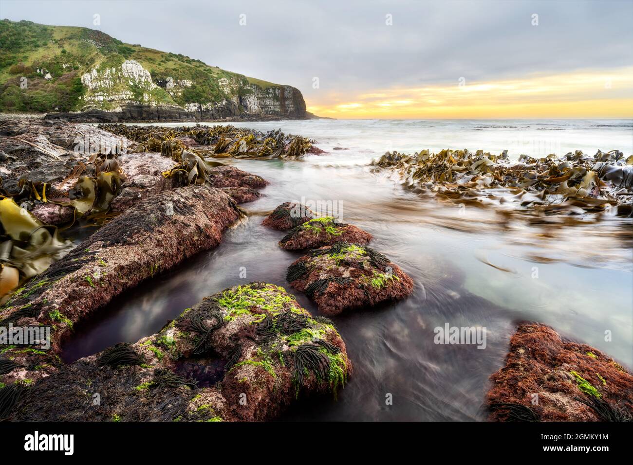Küstenlinien der Catlins, Jacks Bay, Südinsel, Neuseeland Stockfoto