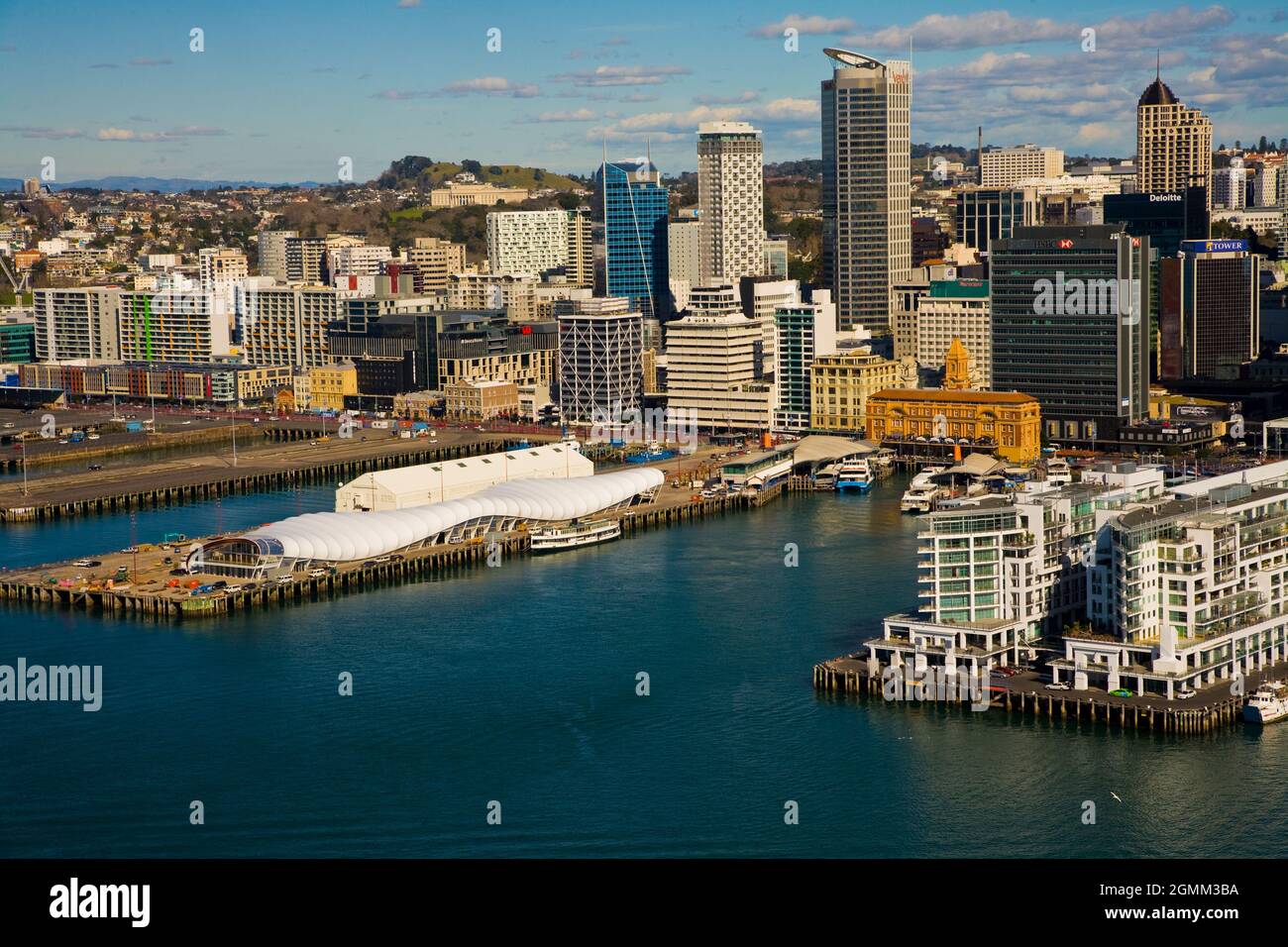 Auckland City Waterfront, Waitamata Harbour Stockfoto