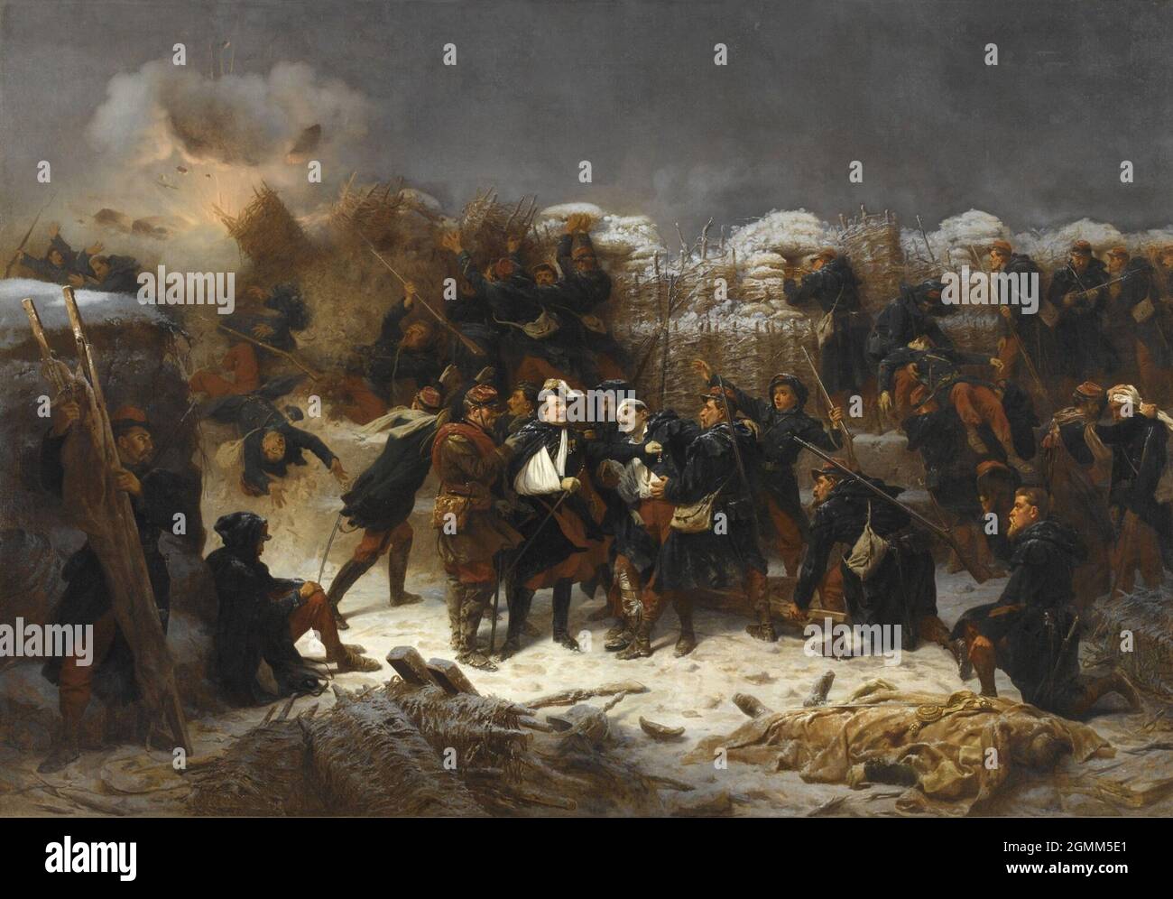 Szenen aus der Belagerung von Sebastopol Stockfoto Szenen aus der Belagerung von Sebastopol Stockfoto