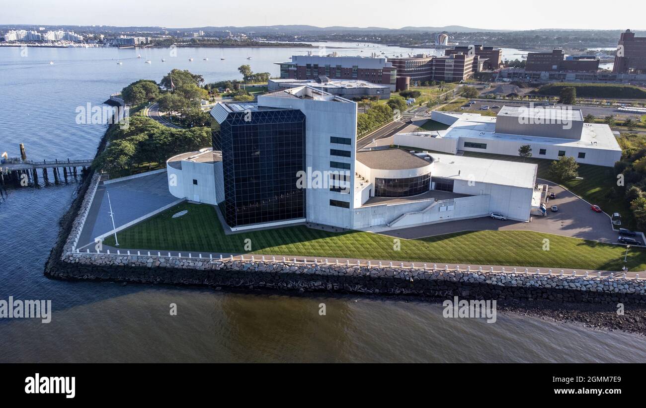 JFK, John F. Kennedy Presidential Library and Museum, Boston, Massachusetts, USA Stockfoto