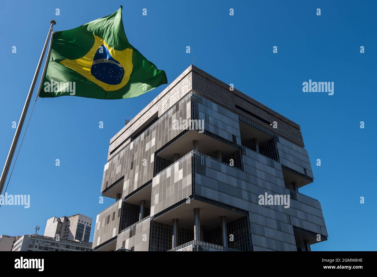 Petrobras Hauptsitz Gebäude in der Innenstadt von Rio de Janeiro Stockfoto