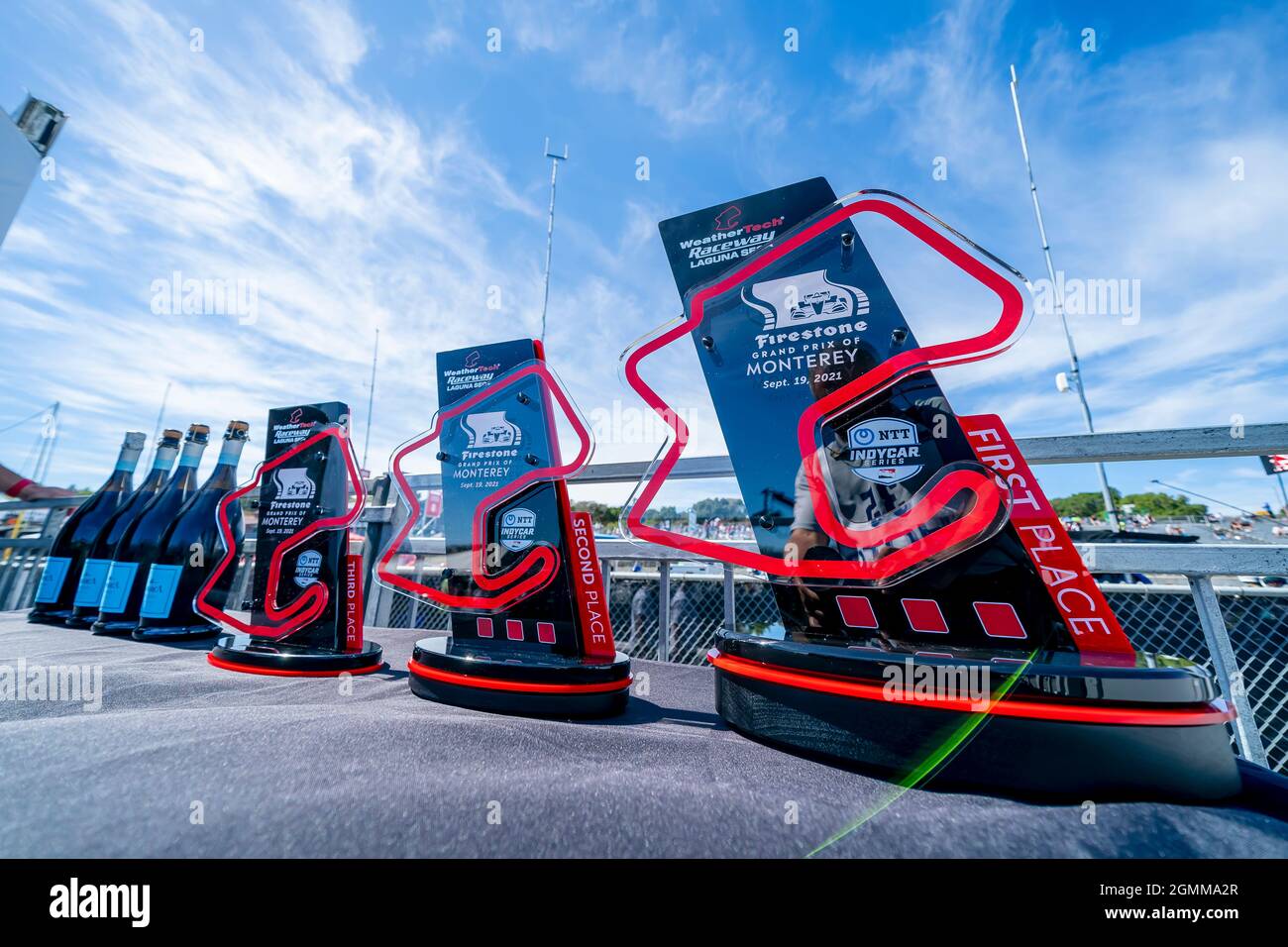 Monterey, Kalifornien, USA. September 2021. COLTON HERTA (26) aus Valencia, Kanada, gewinnt den Grand Prix von Monterey beim WeatherTech Raceway Laguna Seca in Monterey, Kalifornien. (Bild: © Walter G Arce SR Grindstone Medi/ASP über ZUMA Press Wire) Stockfoto