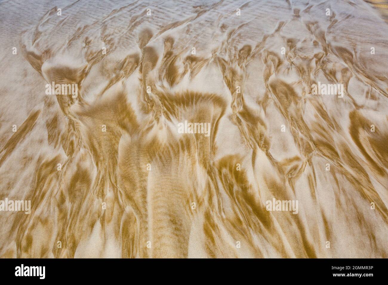 Muster im sand Stockfoto