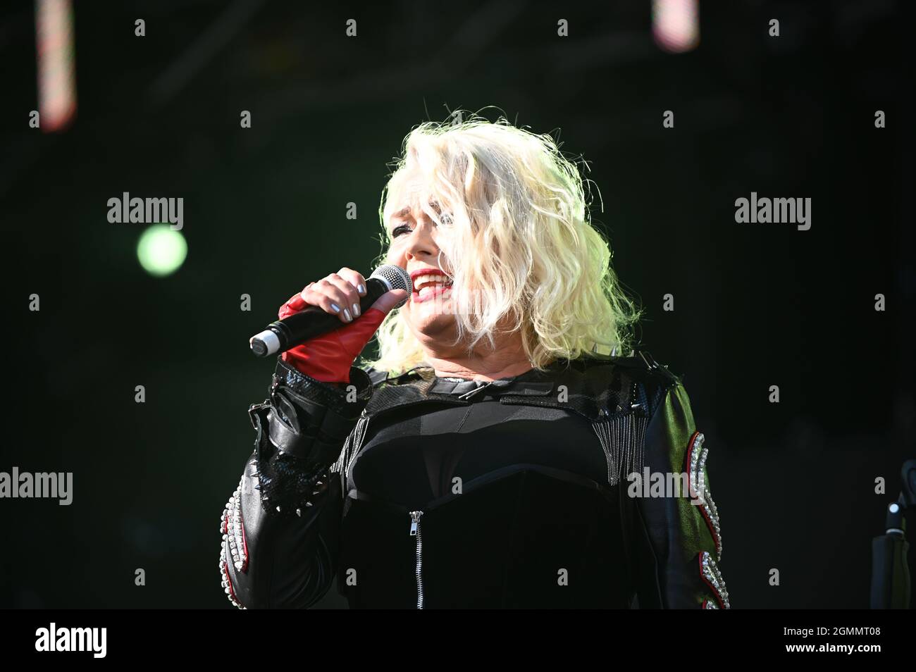 Kim Wilde bei , Lets Rock 80s , Leeds , Großbritannien , 18.09.2021 Stockfoto